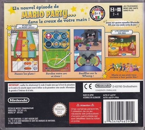 Mario Party DS - Fransk Cover - Nintendo DS (A Grade) (Genbrug)